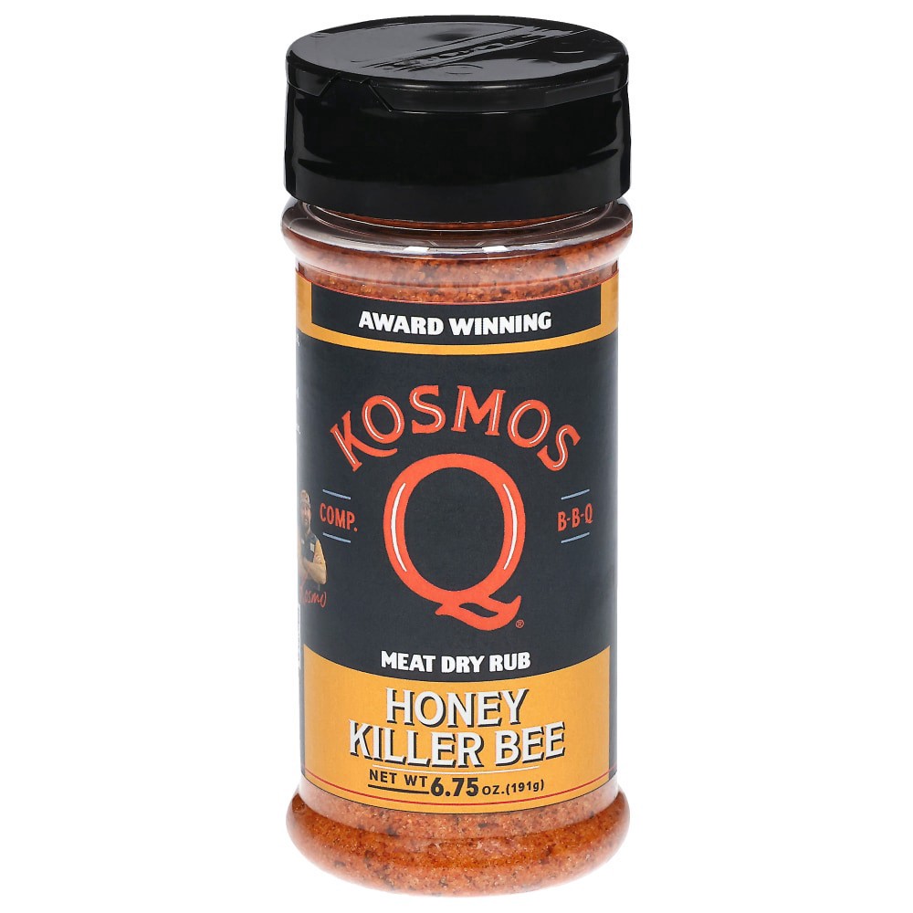 slide 1 of 4, Kosmos Q® Killer Bee Honey Dry Rub, 6.75 oz