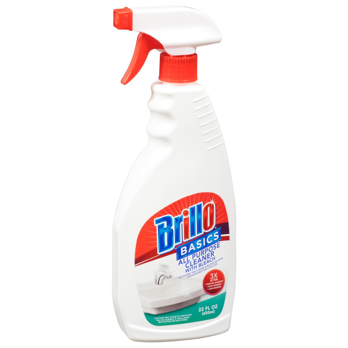 slide 5 of 9, Dollar Deals Basics All Purpose Cleaner With Bleach, 22 Oz, 1 ct