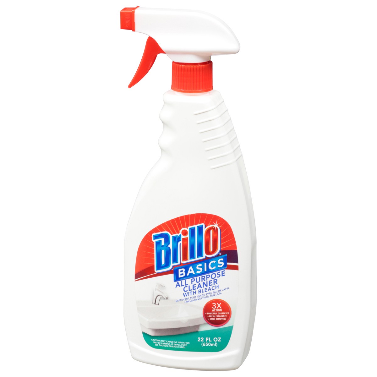 slide 3 of 9, Dollar Deals Basics All Purpose Cleaner With Bleach, 22 Oz, 1 ct