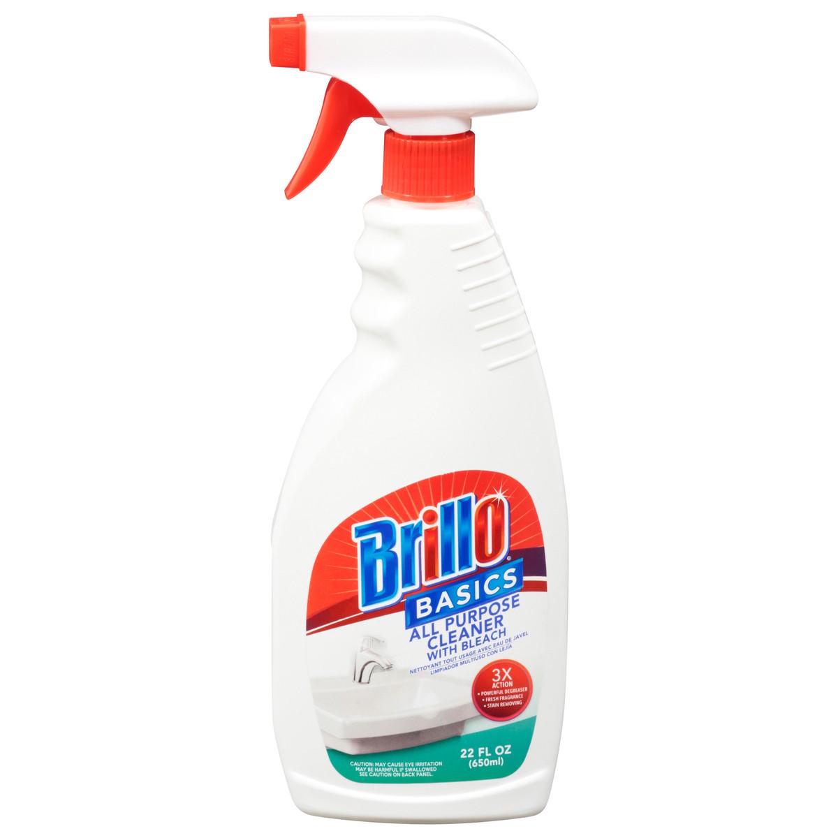 slide 2 of 9, Dollar Deals Basics All Purpose Cleaner With Bleach, 22 Oz, 1 ct