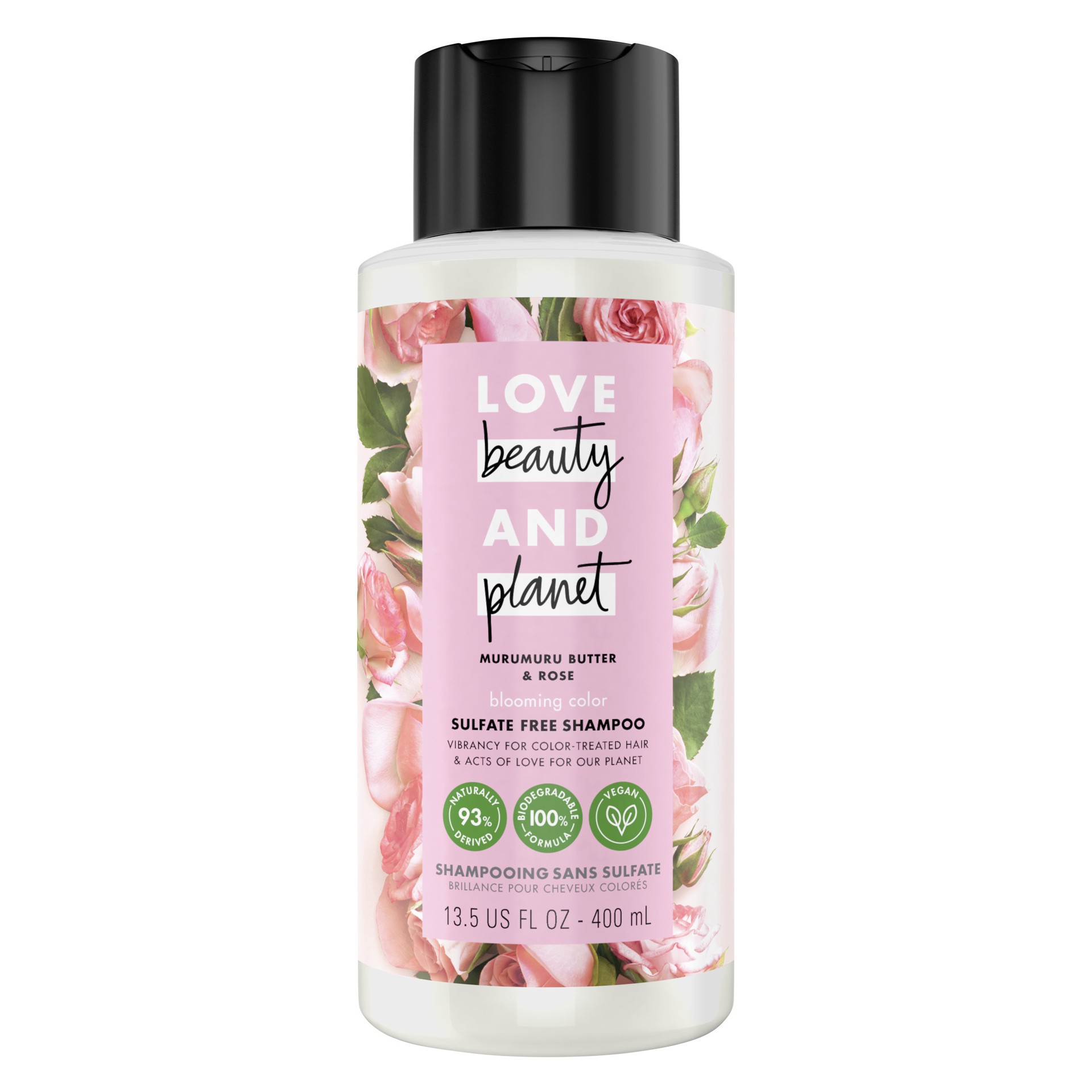 slide 1 of 4, Love Beauty and Planet Shampoo Blooming, 13.5 fl oz