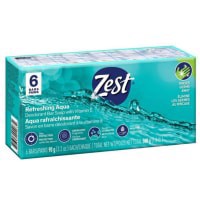 slide 3 of 21, Zest Aqua Soap Bar, 6 ct