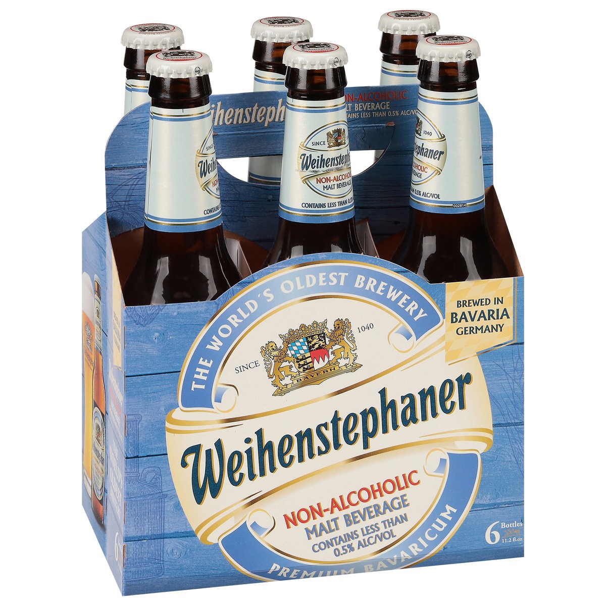 slide 6 of 11, Weihenstephan Non-Alcoholic Malt Beverage 6 - 11.2 fl oz Bottles, 6 ct