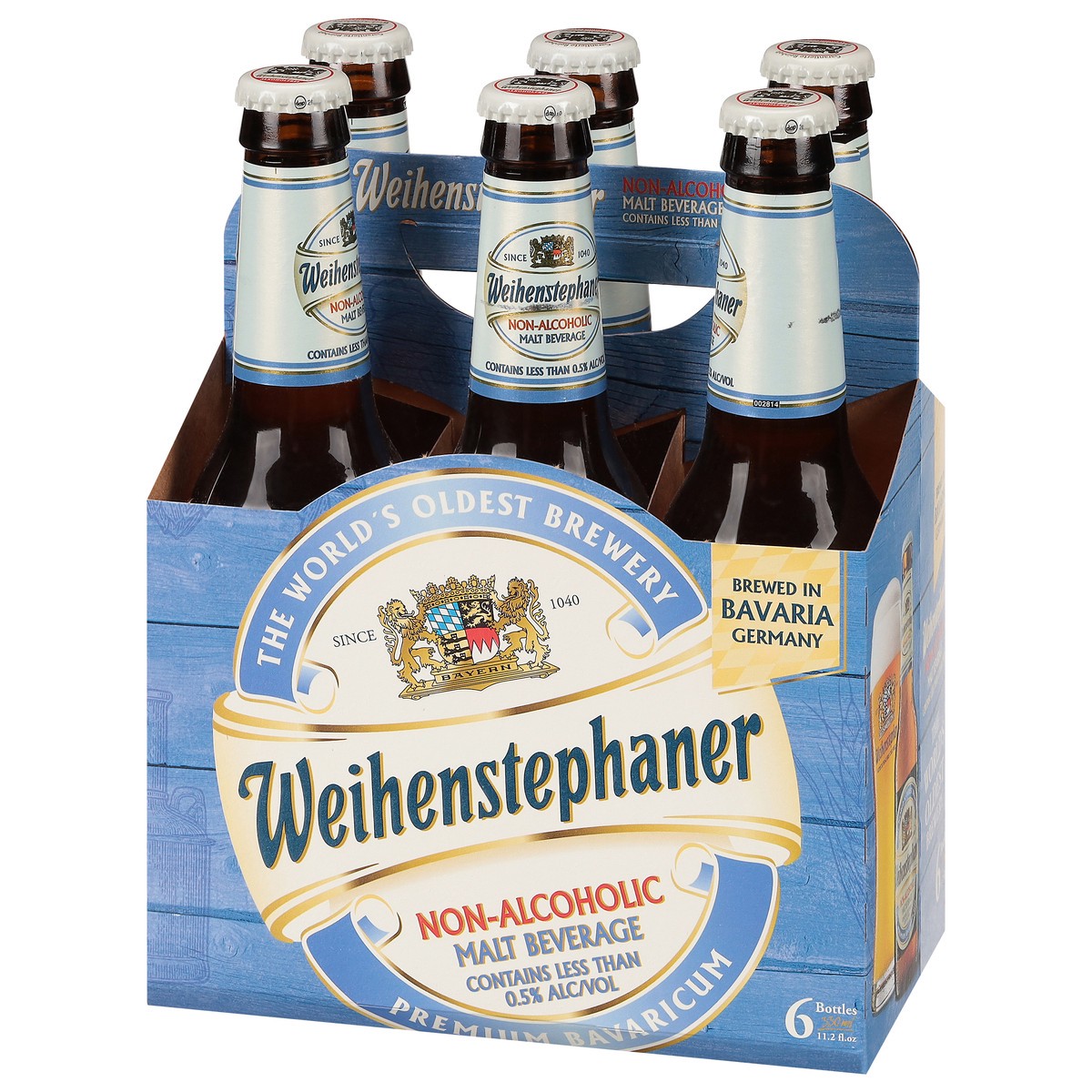 slide 5 of 11, Weihenstephan Non-Alcoholic Malt Beverage 6 - 11.2 fl oz Bottles, 6 ct