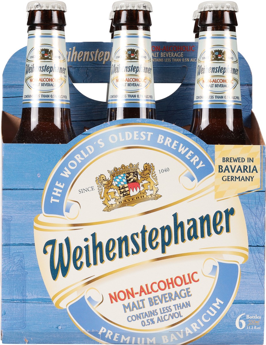 slide 7 of 11, Weihenstephan Non-Alcoholic Malt Beverage 6 - 11.2 fl oz Bottles, 6 ct