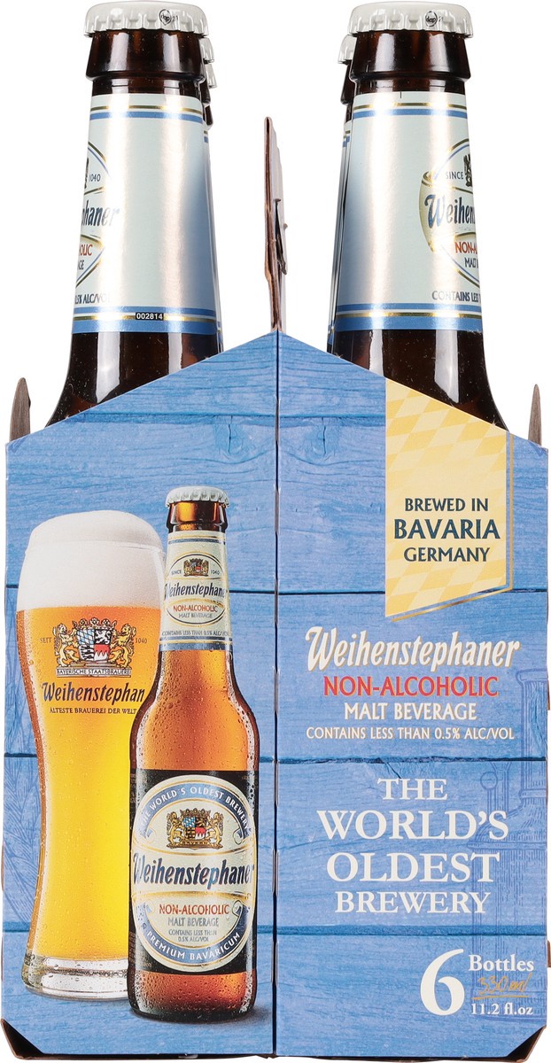 slide 2 of 11, Weihenstephan Non-Alcoholic Malt Beverage 6 - 11.2 fl oz Bottles, 6 ct