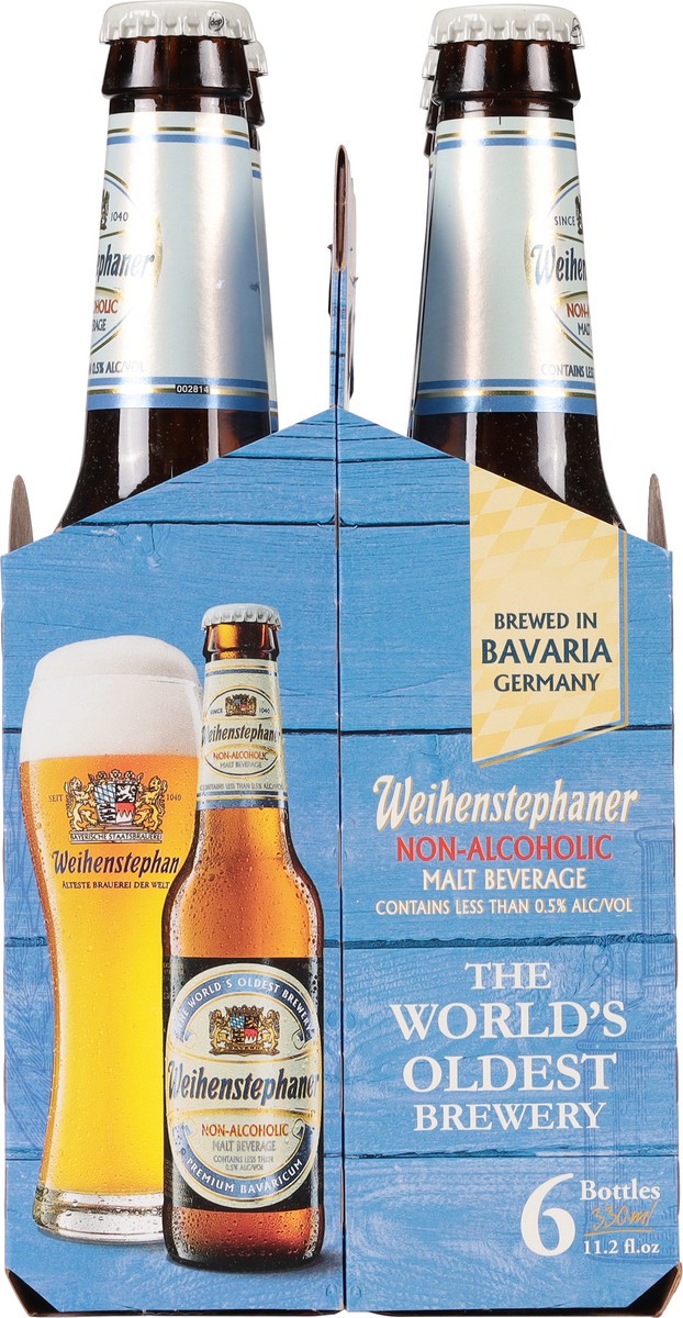 slide 10 of 11, Weihenstephan Non-Alcoholic Malt Beverage 6 - 11.2 fl oz Bottles, 6 ct