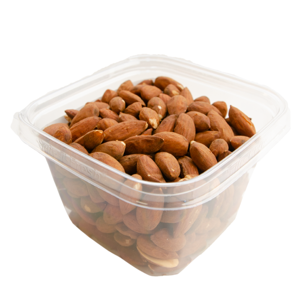 slide 1 of 1, L&B Roasted No Salt Almonds, 11 oz