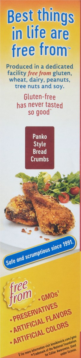 slide 11 of 14, Kinnikinnick Foods Panko Style Bread Crumbs 12.5 oz, 12.5 oz