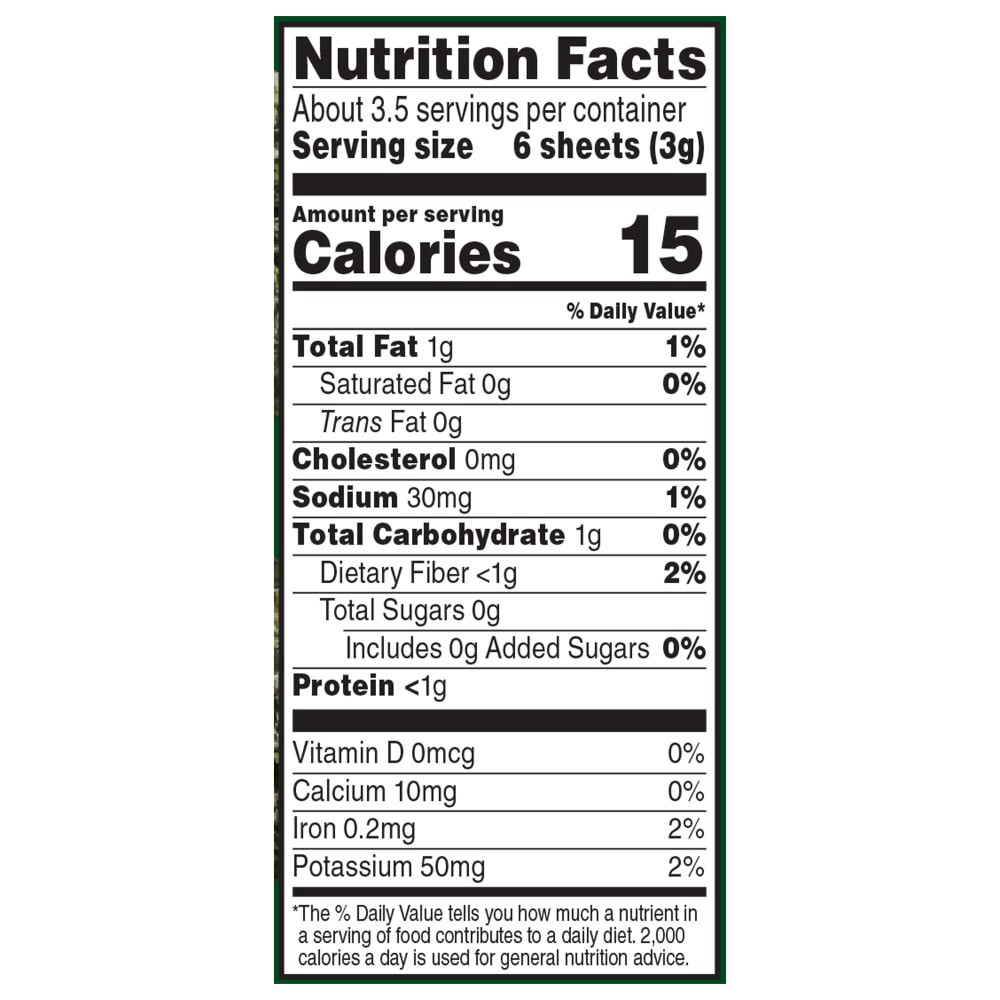 slide 3 of 3, Bibigo Wasabi Seaweed Snack, 0.02 lb