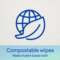slide 19 of 22, Clorox Free & Clear Compostable Cleaning Wipes, Light Lemon Scent, 75 Count, 75 ct
