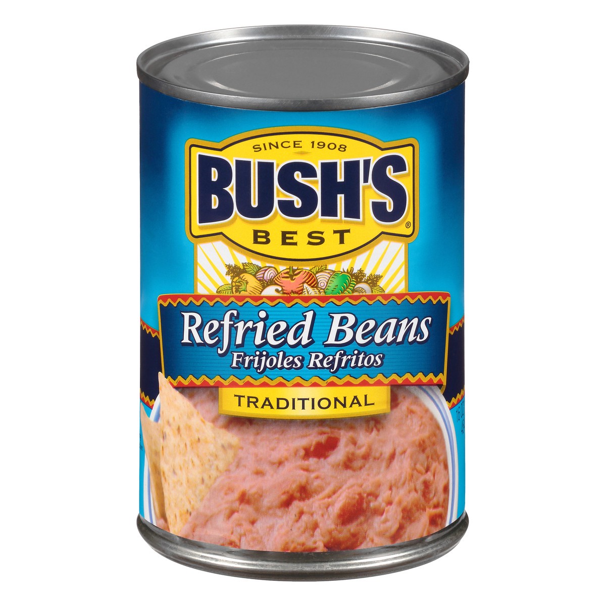 slide 12 of 12, Bush's Best Bush's Traditional Refried Beans 16 oz, 16 oz