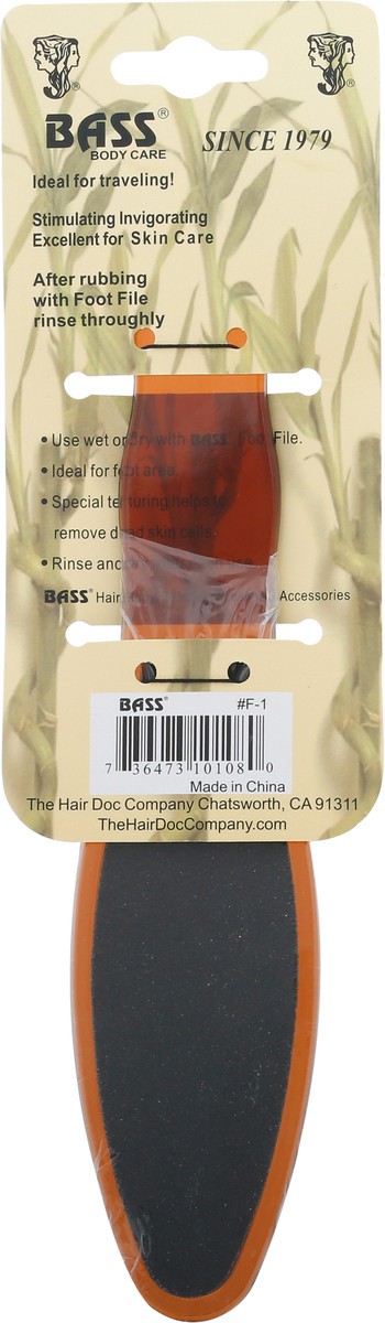 slide 8 of 10, Bass Body Care Foot File 1 ea, 1 ct