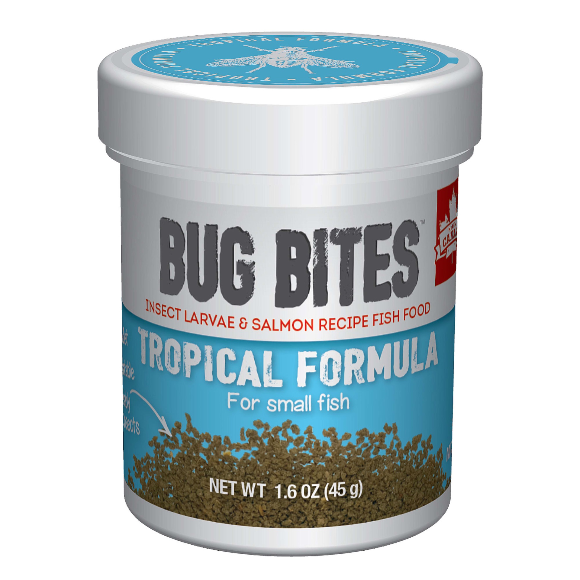 slide 1 of 1, Fluval Bug Bites Granules for Tropical Fish, 1.59 oz