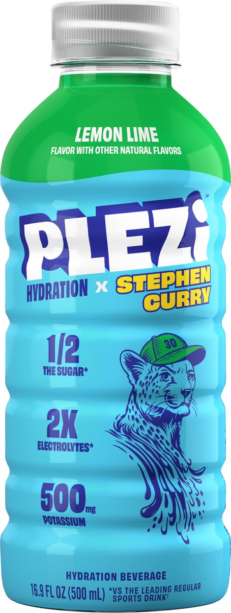 slide 2 of 9, PLEZi Hydration, Lemon Lime 16.9 oz, 16.9 fl oz