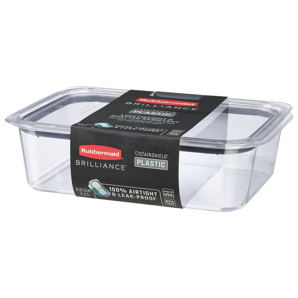 slide 3 of 9, Rubbermaid Brilliance 9.6 Cups, 1 ct