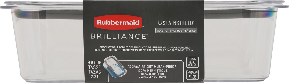 slide 6 of 9, Rubbermaid Brilliance 9.6 Cup Plastic Container 1 ea, 1 ct