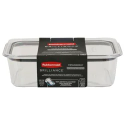 Rubbermaid Brilliance 9.6 Cup Plastic Container 1 ea
