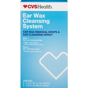 slide 1 of 1, CVS Health Ear Wax Cleaning System, 1 ct