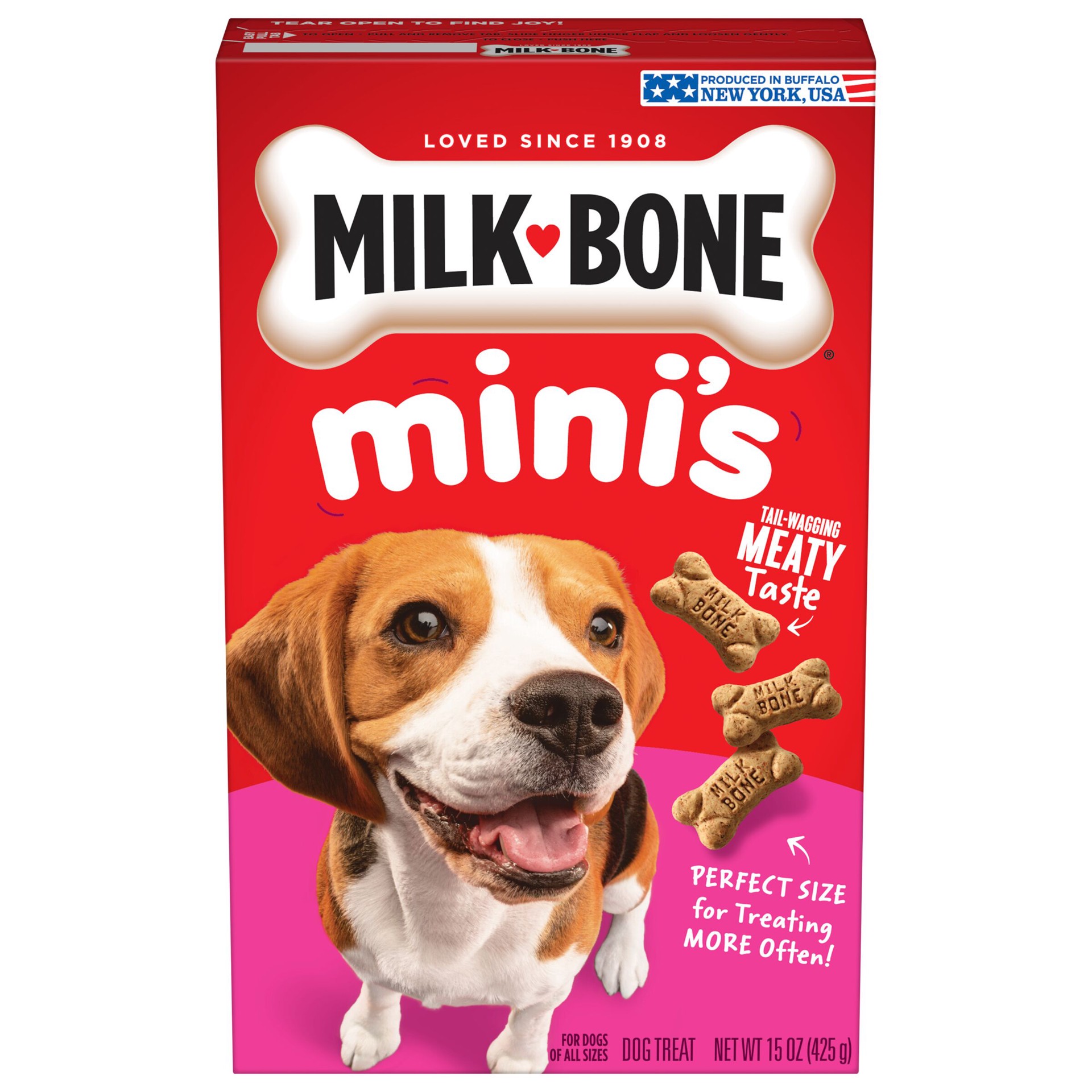 slide 1 of 19, Milk-Bone Mini''s Original Biscuits, Mini Dog Treats, 15 Oz., 15 oz