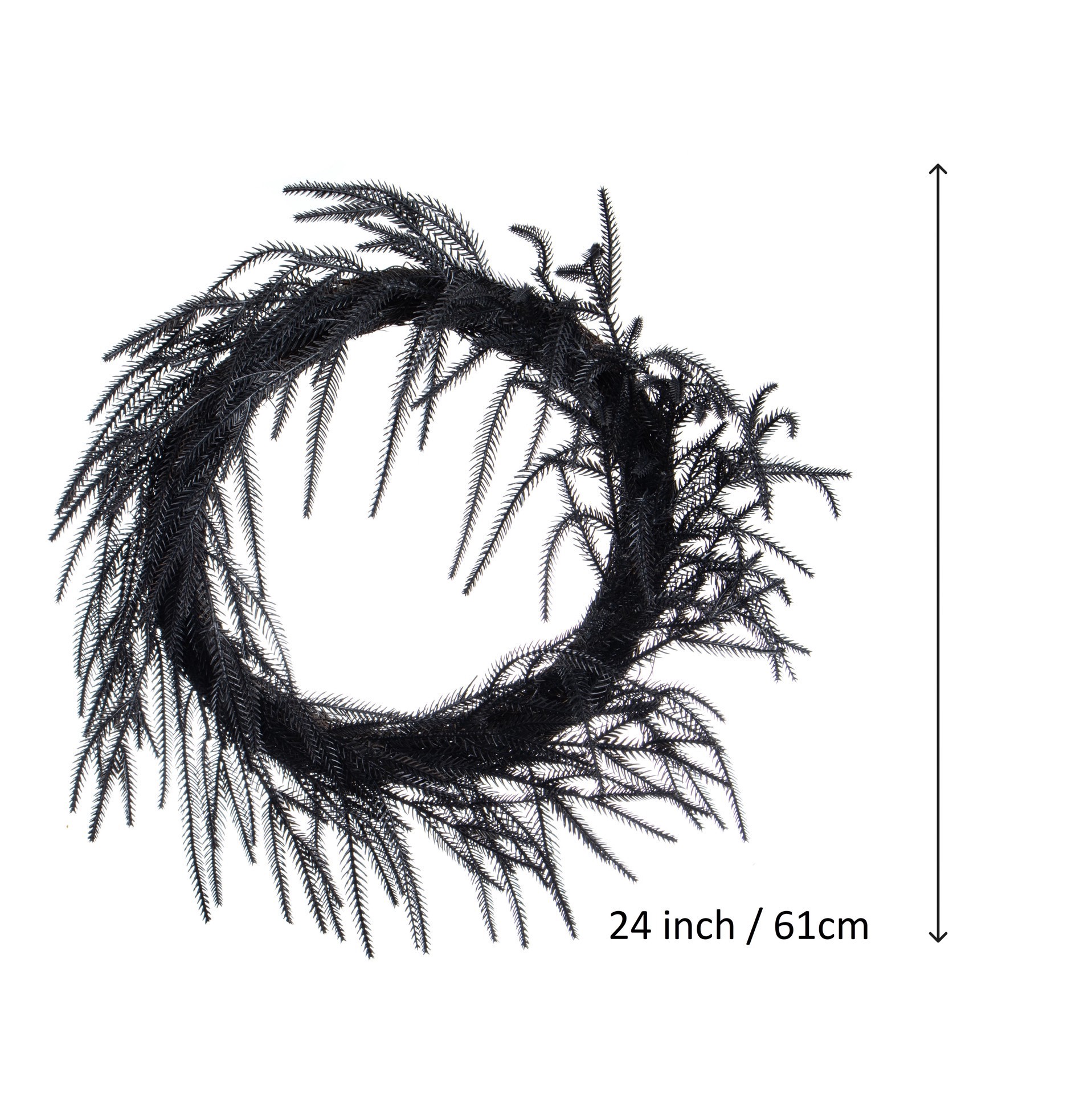 slide 2 of 3, 24" Norfolk Pine Wreath By Ashland, 24 in