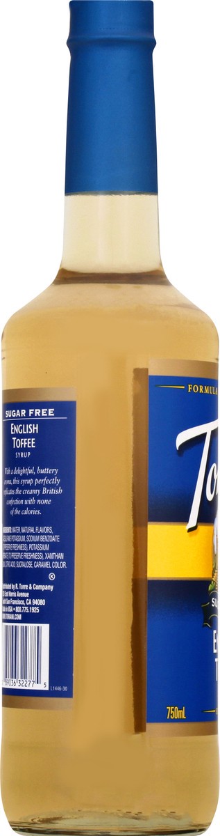 slide 12 of 13, Torani Sugar Free English Toffee Syrup- 750 oz, 750 oz