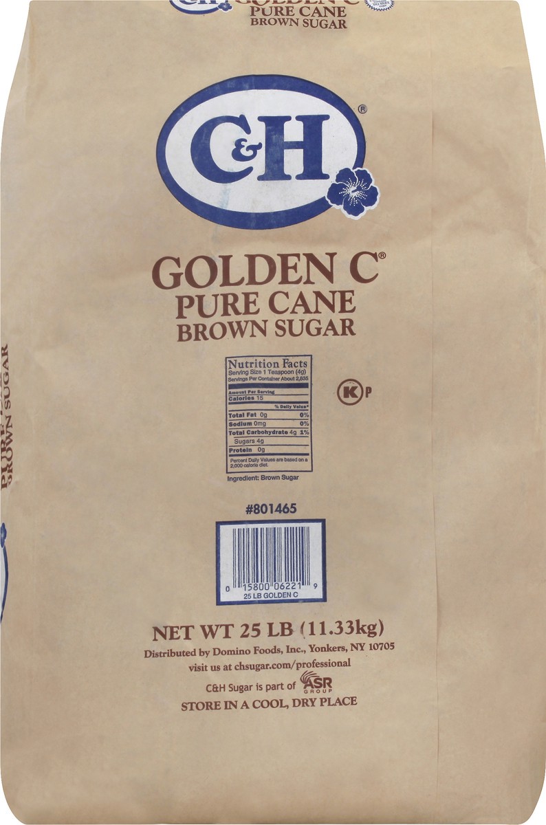 slide 4 of 9, C&H Pure Cane Brown Sugar 25 lb, 25 lb