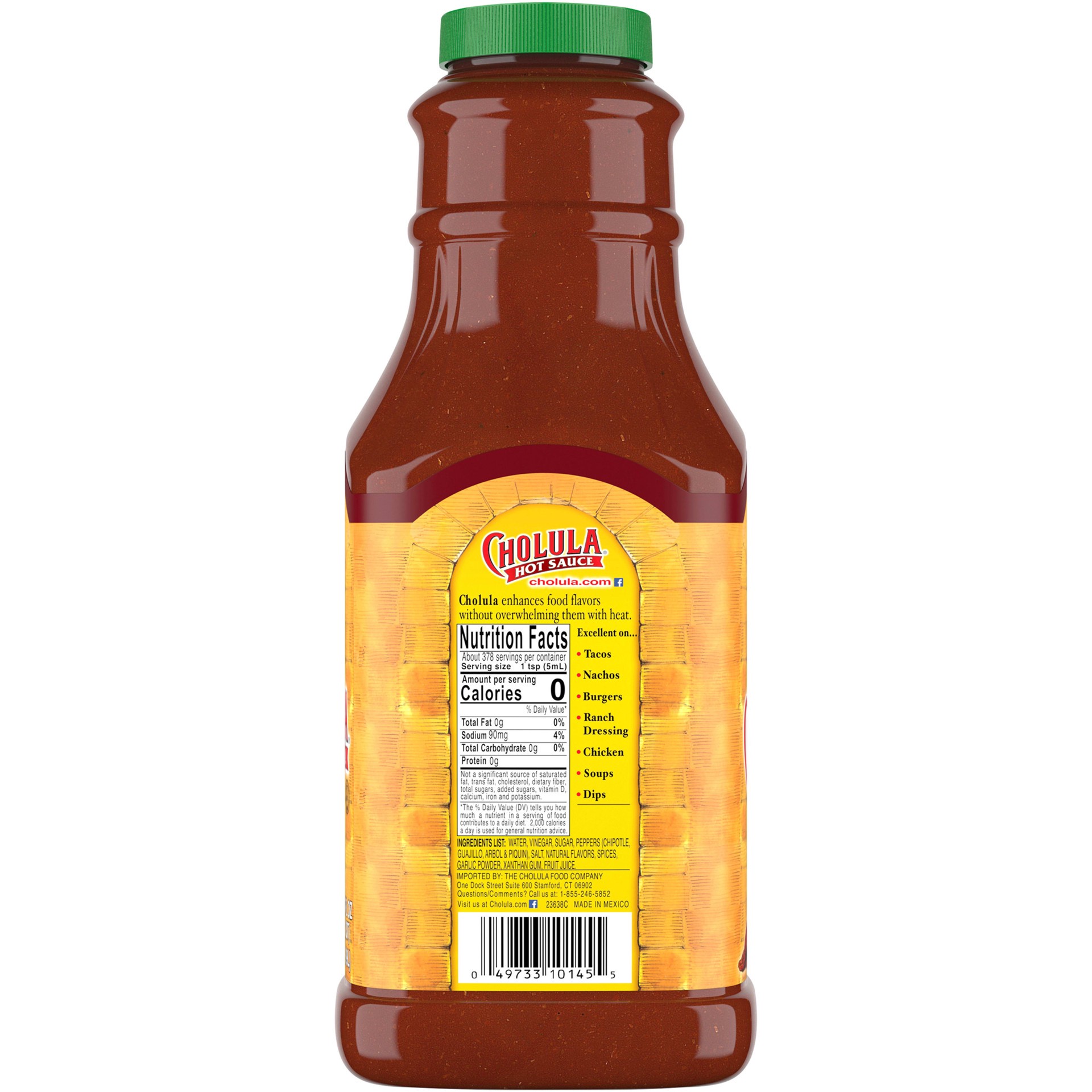 slide 3 of 5, Cholula Chipotle Hot Sauce, 64 fl oz, 64 oz