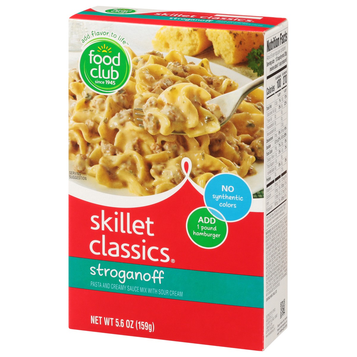 slide 2 of 10, Food Club Beef Stroganoff Skillet Classics, 6.5 oz