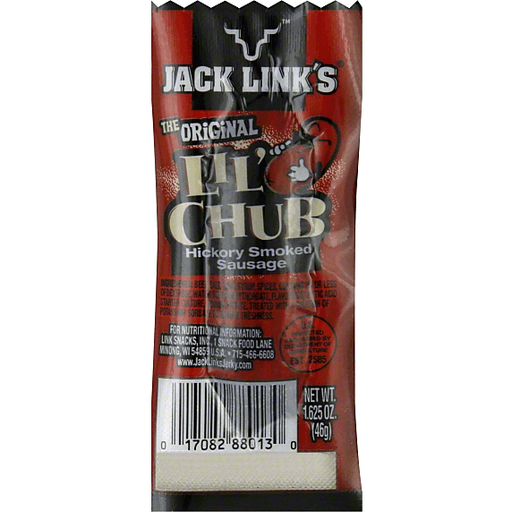 slide 1 of 1, Jack Link's The Original Lil' Chub Hickory Smoked Sausage, 16.2 oz