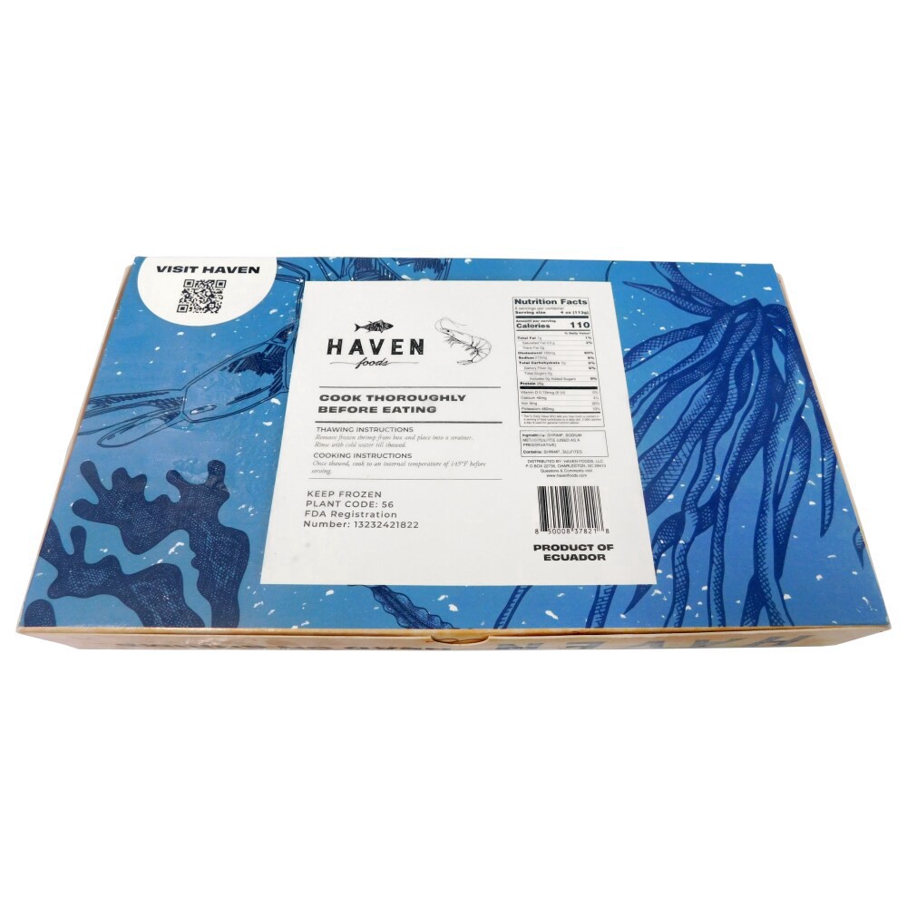 slide 2 of 2, Haven Foods Head On Jumbo Raw Shrimp, 2 lb