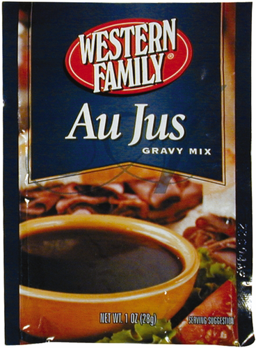 slide 1 of 1, Western Family Au Jus Gravy Mix, 1 oz