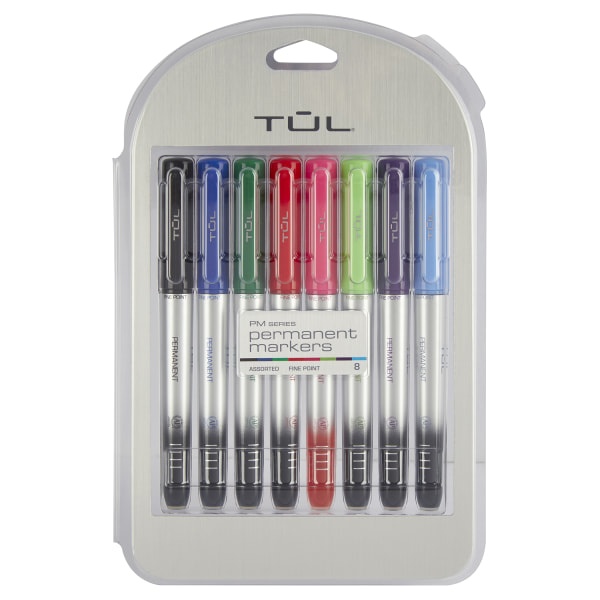 Inc. Assorted Permanent Markers, 8 ct.