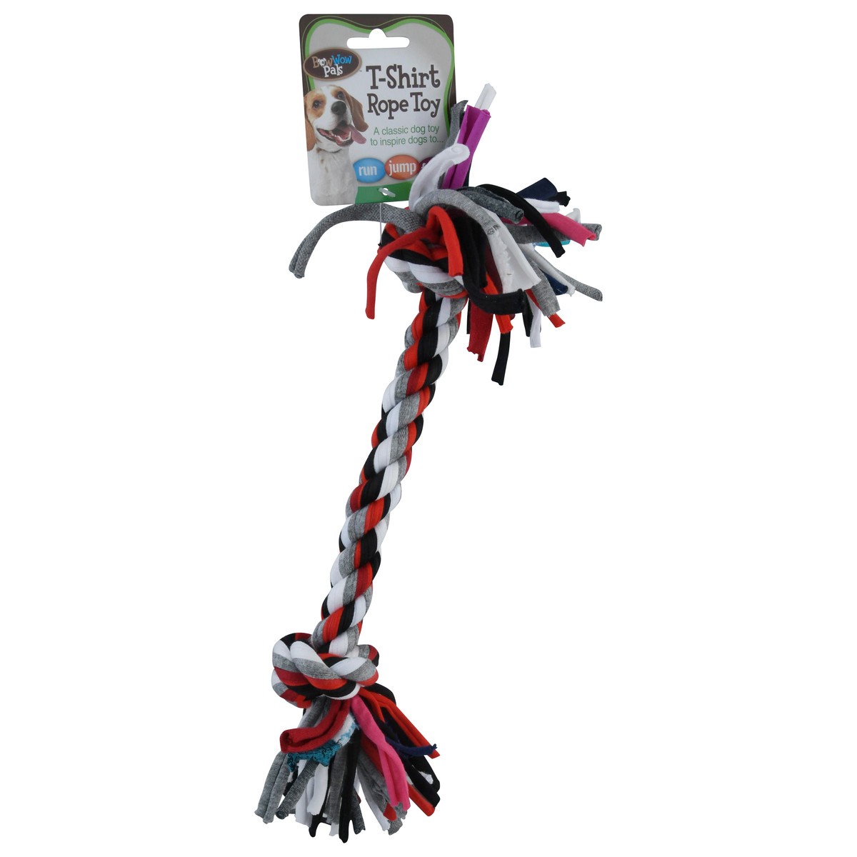 slide 9 of 11, BowWow Pals T-Shirt Rope Dog Toy 1 ea, 1 ct