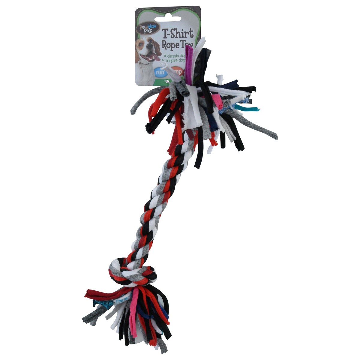slide 11 of 11, BowWow Pals T-Shirt Rope Dog Toy 1 ea, 1 ct