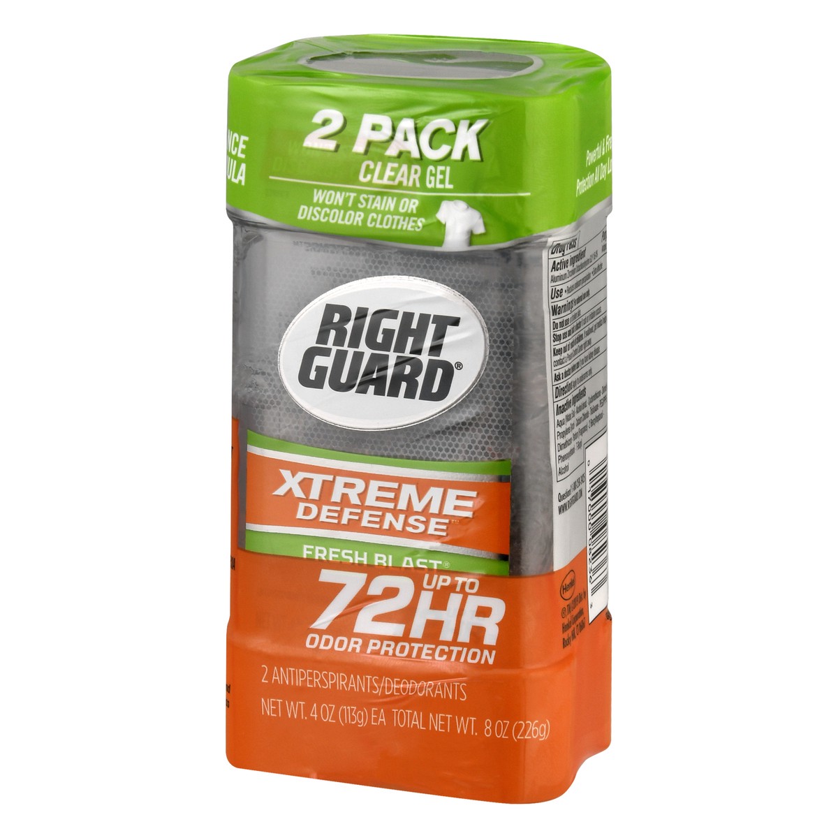 slide 5 of 12, Right Guard Fresh Blast Xtreme Ap Deo Gel 2Pk, 2 ct