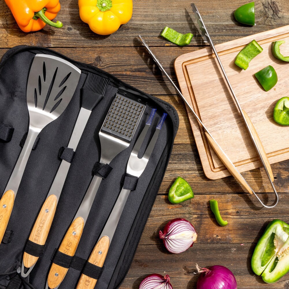 slide 3 of 4, SDS for HD Designs Barbecue Tool Set, 5 ct