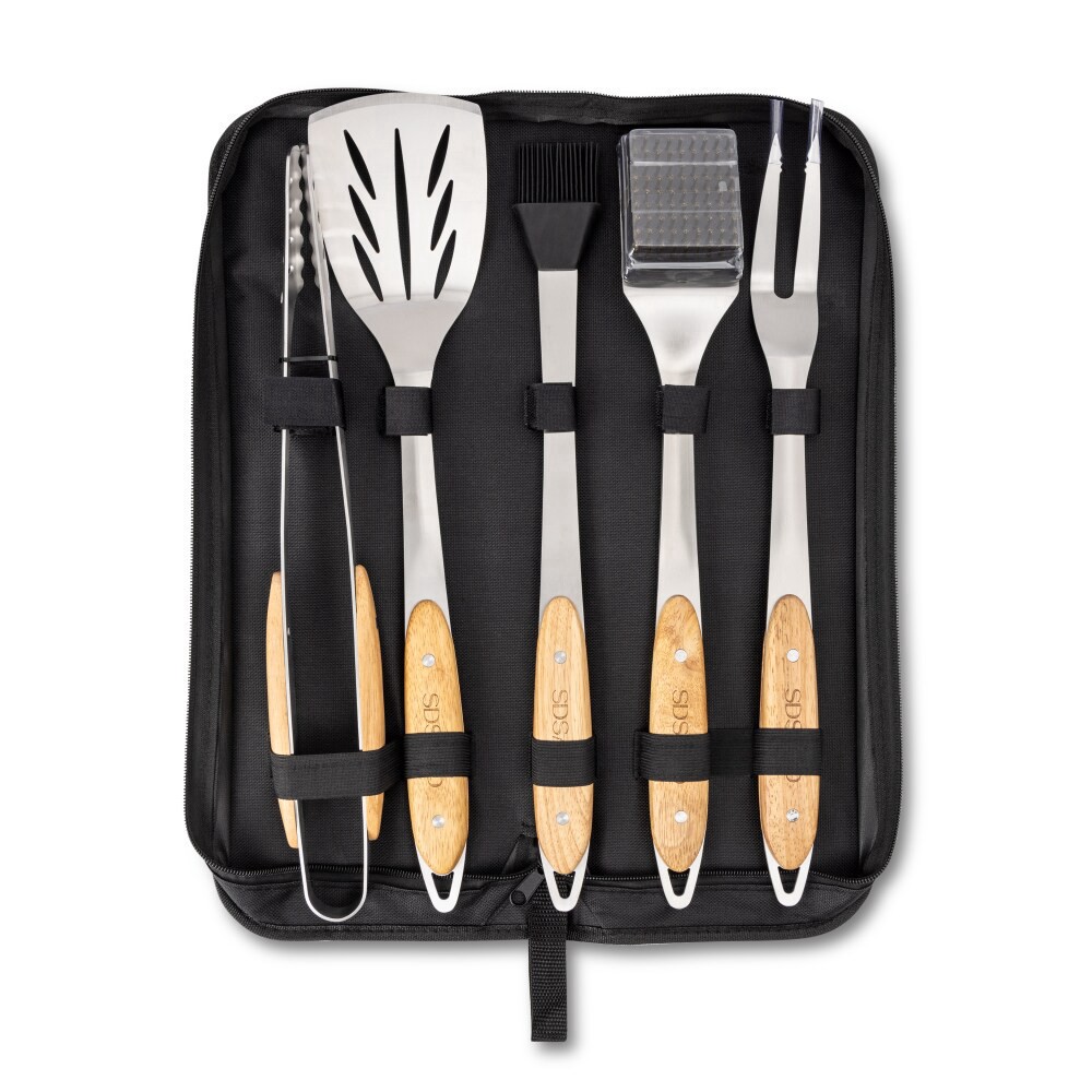 slide 1 of 4, SDS for HD Designs Barbecue Tool Set, 5 ct