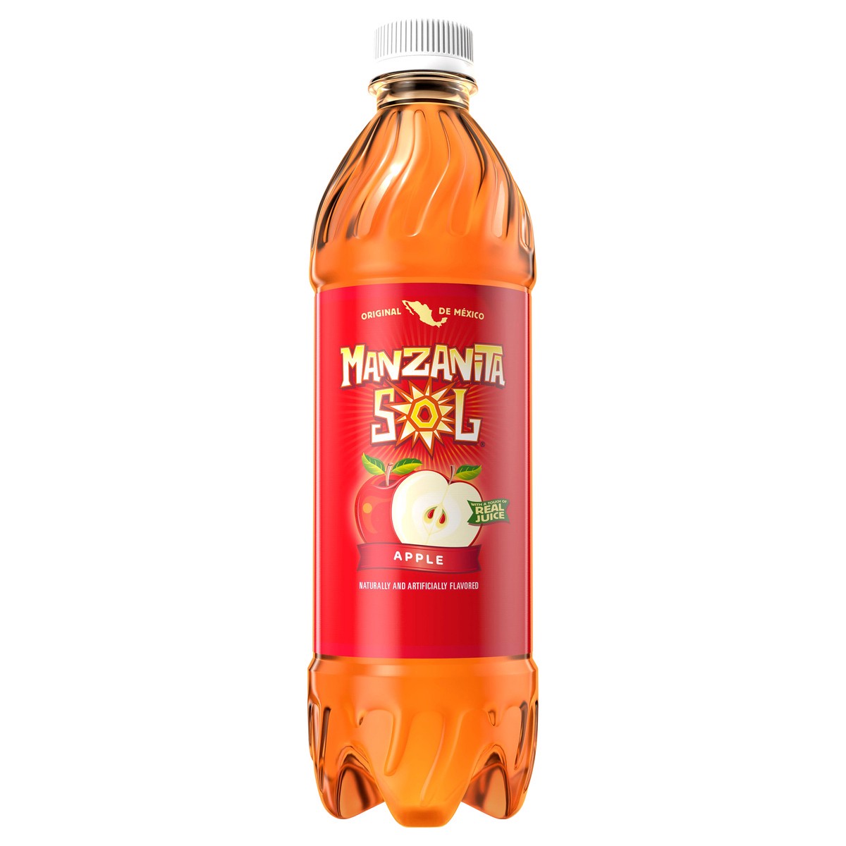 slide 1 of 4, Manzanita Sol Soda Apple Naturally & Artificially Flavored - 16.9 fl oz, 16.9 fl oz