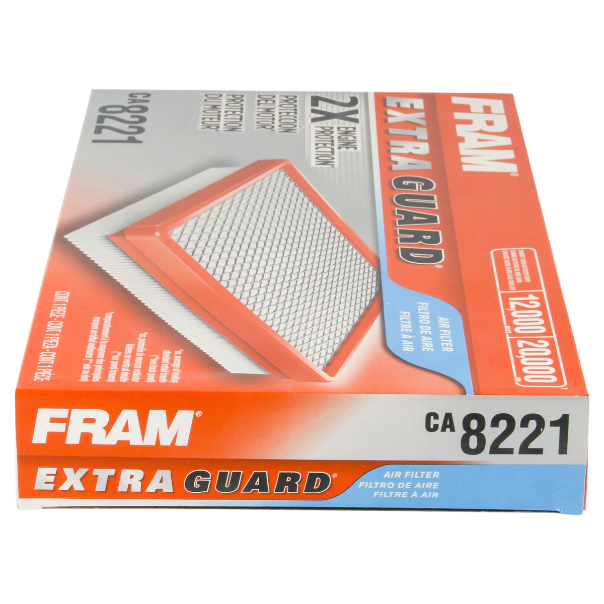 slide 3 of 6, Fram Extra Guard Air Filter CA8221, 1 ct