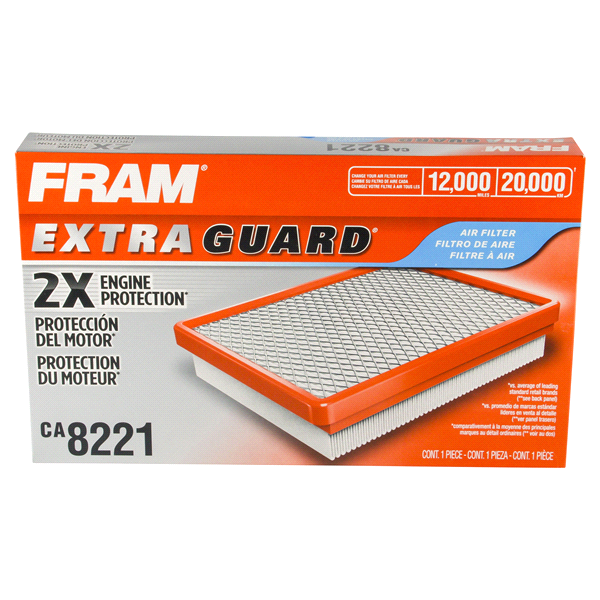slide 1 of 6, Fram Extra Guard Air Filter CA8221, 1 ct