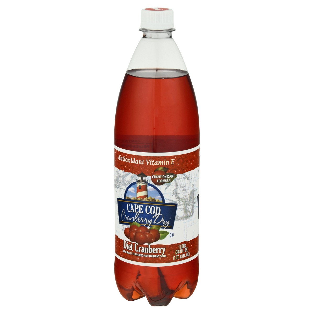 slide 10 of 10, Polar Diet Cape Cod Cranberry Dry Soda - 1 liter, 1 liter