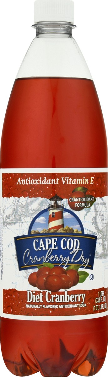 slide 3 of 10, Polar Diet Cape Cod Cranberry Dry Soda - 1 liter, 1 liter