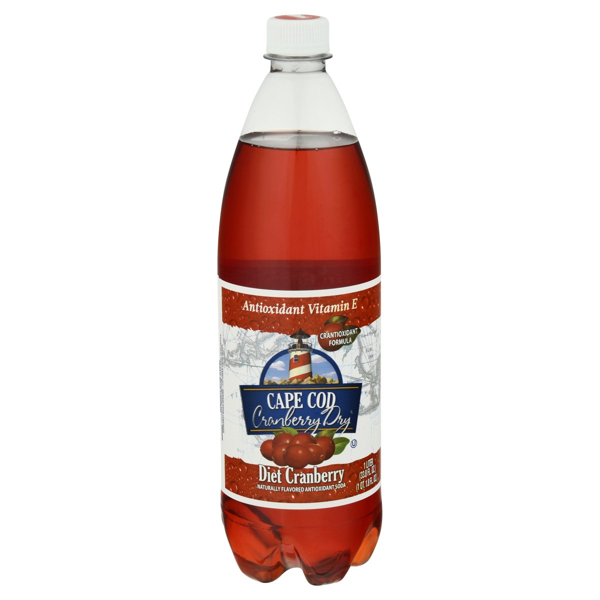 slide 1 of 10, Polar Diet Cape Cod Cranberry Dry Soda - 1 liter, 1 liter