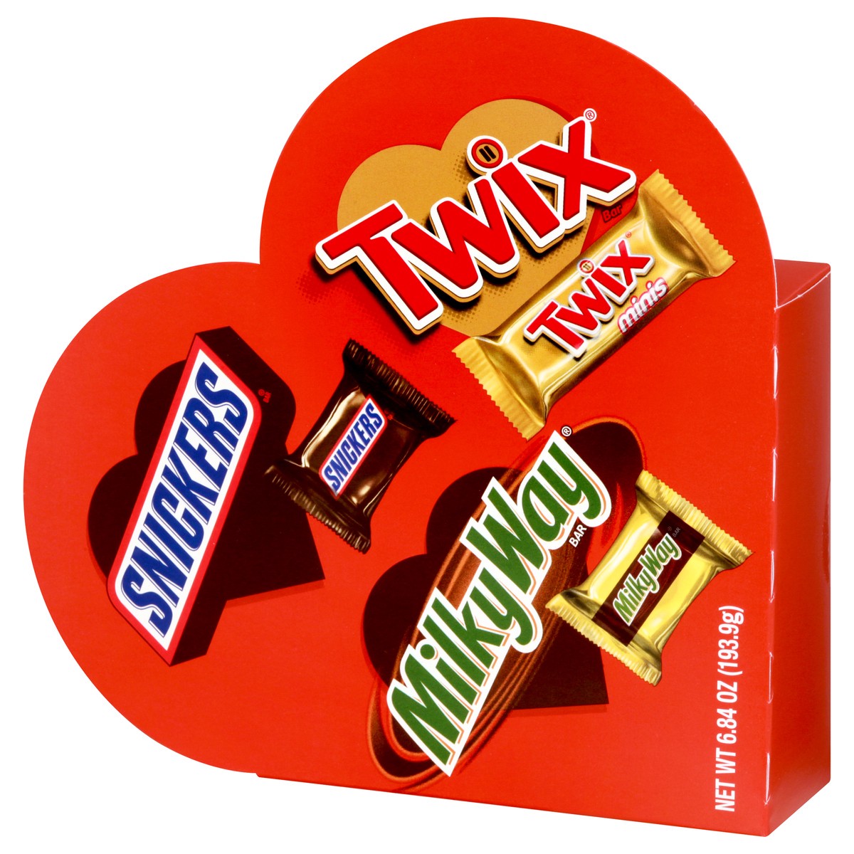 slide 7 of 9, Mixed MARS Chocolate Valentine's Assorted Minis Size Candy Heart Gift Box 6.84-Ounce Box, 6.84 oz