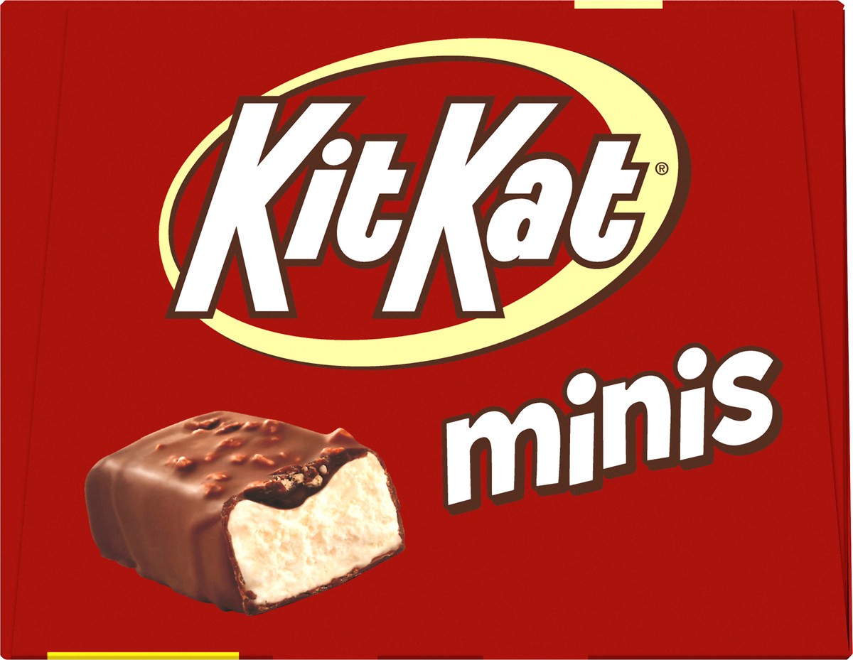 slide 5 of 10, KIT KAT Kit Kat Minis Wafer With Fudge, 12 Count, 12 ct
