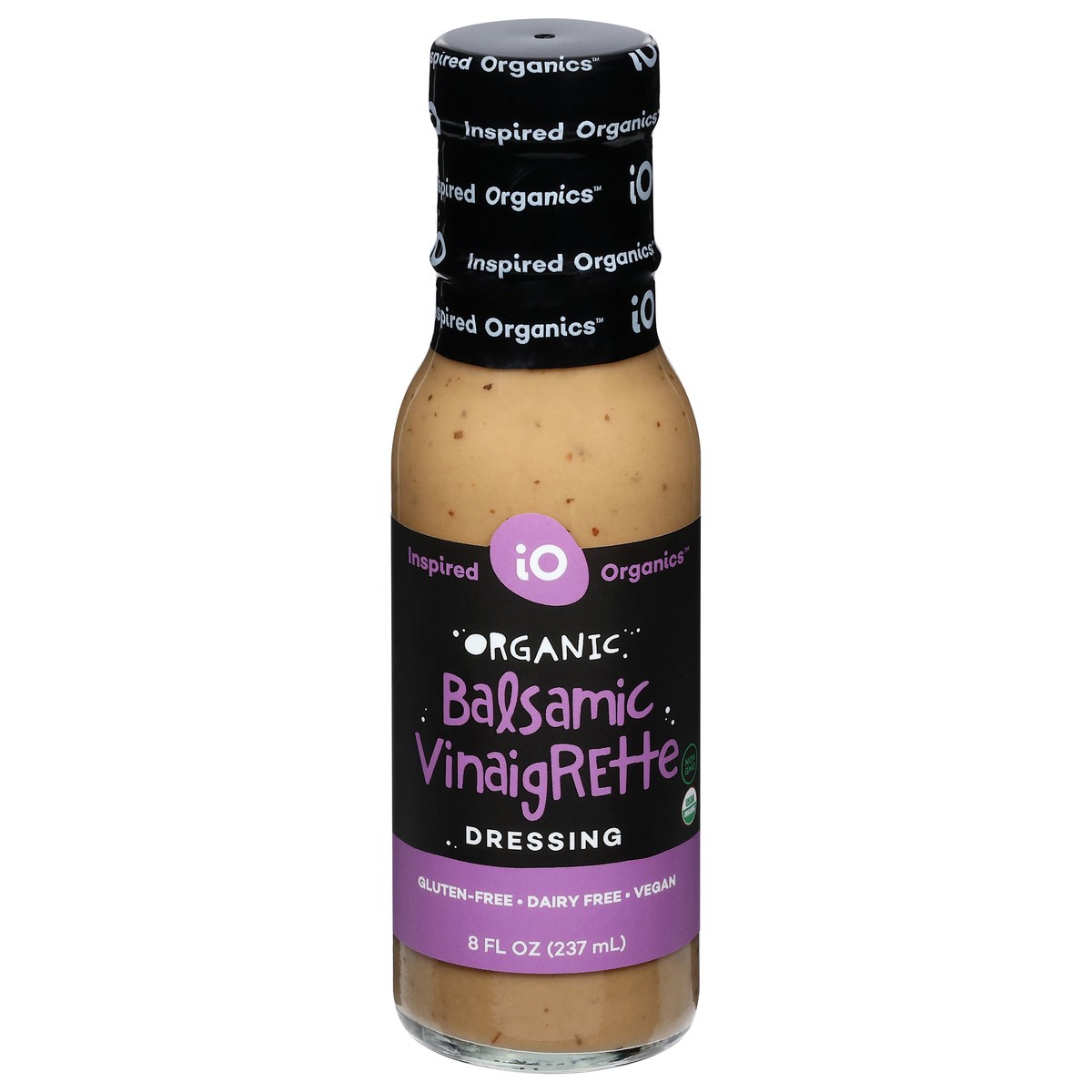 slide 10 of 13, Inspired Organics Organic Balsamic Vinaigrette Dressing 8 fl oz, 8 fl oz
