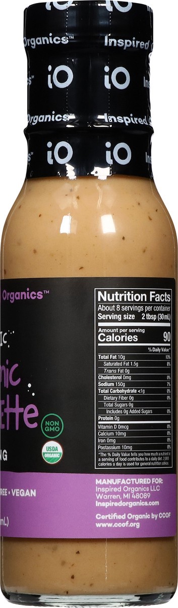 slide 7 of 13, Inspired Organics Organic Balsamic Vinaigrette Dressing 8 fl oz, 8 fl oz