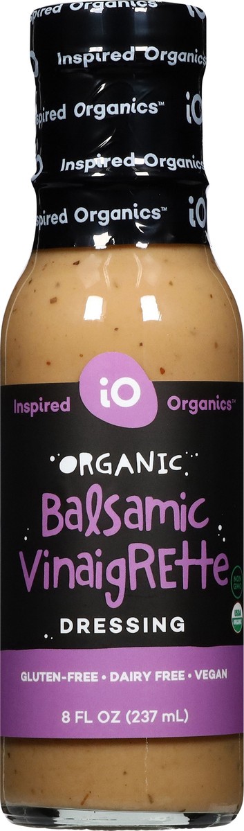 slide 9 of 13, Inspired Organics Organic Balsamic Vinaigrette Dressing 8 fl oz, 8 fl oz