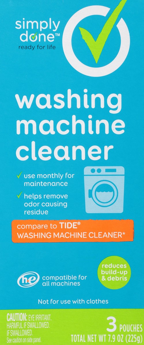 slide 7 of 14, Simply Done Washing Machine Cleaner, 3 ct